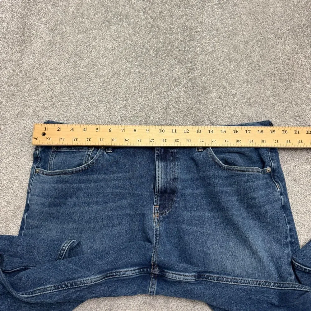 Everlane Uniform Slim Fit Denim Jeans Mens 38x30 Medium Wash Organic Cotton
